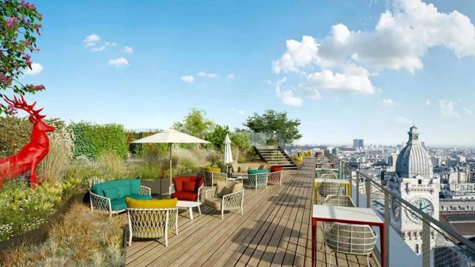 Vue Rooftop Digifoma 2022 - Laho Business Center Paris